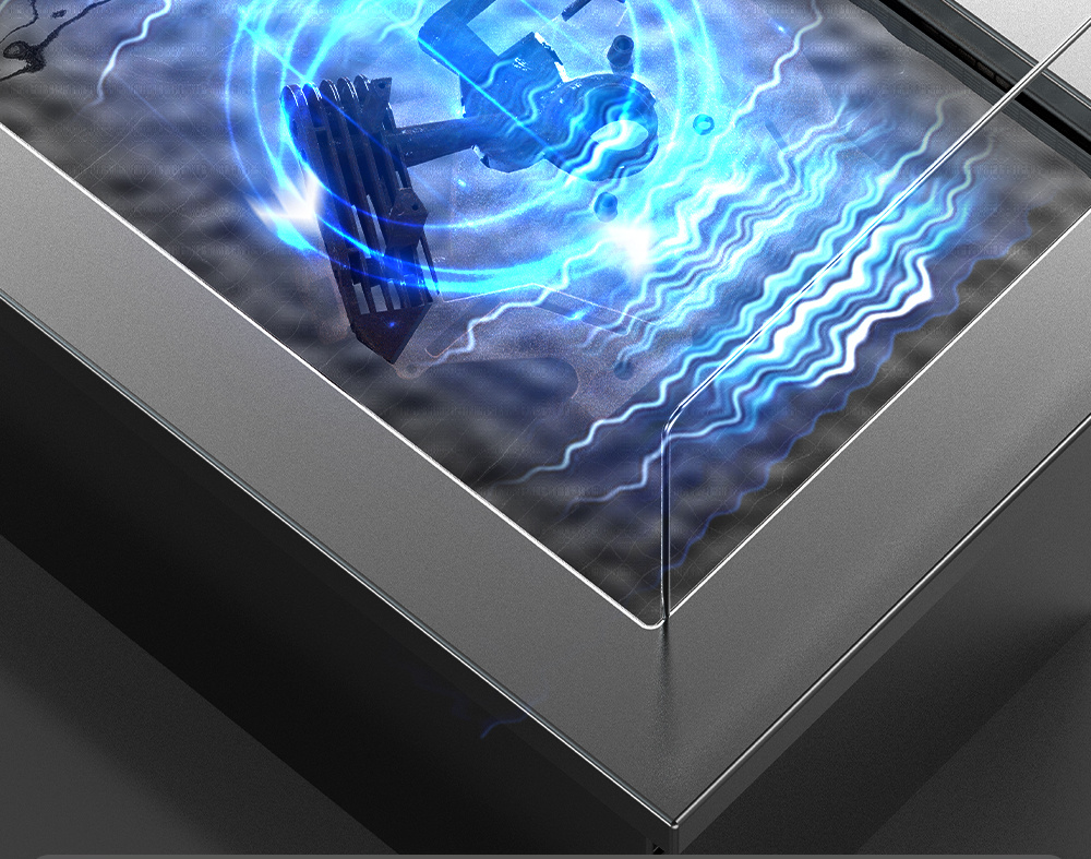 williamhillGE1860H双槽超声波清洗机带鼓风烘干 | 61L/900W | 可清洗灰尘、油污、锈迹、蜡、胶及其他污垢